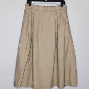 Marimekko Beige A-Line Skirt